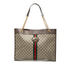 Gucci Large GG Supreme Web Rajah Tote Secondhand