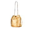 Saint Laurent Small Metallic Lambskin Teddy Bucket Bag Secondhand