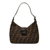 Fendi Zucca Canvas Shoulder Bag Secondhand