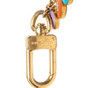 Louis Vuitton Gold Plated and Enamel Pastilles Key Chain and Bag Charm Secondhand