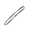 Louis Vuitton Stainless Steel Strass Monogram Chain Necklace Secondhand