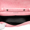 Balenciaga Nappa Denim Printed Hourglass Wallet on Chain Secondhand