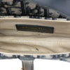 Dior Mini Oblique Canvas Saddle Bag Secondhand