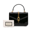 Secondhand Gucci Mini Patent Sylvie 1969 Top Handle Bag