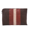 Bottega Veneta Tricolor Nappa Intrecciato Clutch Secondhand