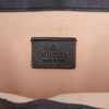 Gucci Mini GG Supreme and Calfskin Padlock Flap Pocket Satchel Secondhand