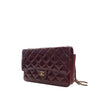 Chanel Quilted Patent and Goatskin CC Eyelet Wallet On Chain Secondhand