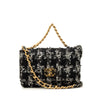 Chanel Houndstooth Tweed 19 Flap Wallet On Chain Secondhand