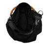 Gucci Nylon Bamboo Shoulder Bag Secondhand
