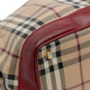 Secondhand Burberry Haymarket Check Coated Canvas Golderton Satchel