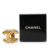 Chanel CC Gold Plated Quilted Brooch Secondhand