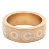 Chanel Gold Plated Coco Ring Secondhand