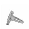 Van Cleef and Arpels 18K White Gold and Mother of Pearl Magic Alhambra Between the Finger Ring Secondhand