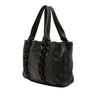 Ferragamo Leather Gancini Braided Tote Secondhand