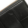 Bottega Veneta Lambskin Maxi Intreccio Cassette Bifold Zip Wallet Secondhand