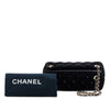 Chanel CC Quilted Velvet Crystal Wristlet Clutch Secondhand