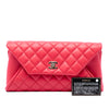 Chanel Quilted Lambskin Fold Up Again Clutch Secondhand