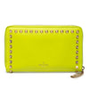 Secondhand Valentino Leather Rockstud Zip Around Wallet