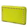 Secondhand Valentino Leather Rockstud Zip Around Wallet