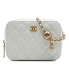 Chanel CC Quilted Lambskin Pearl Crush Camera Bag Secondhand