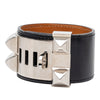 Hermès Swift and Palladium Plated Collier de Chien Bracelet S Secondhand