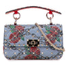 Valentino Small Nappa Roses and Chains Rockstud Spike Satchel Secondhand