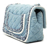 Chanel Mini Rectangular Classic Denim Braided Single Flap Secondhand