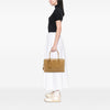 Prada Perforated Saffiano Lux Bauletto Top Handle Bag Secondhand