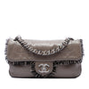 Chanel Lambskin Funny Tweed Flap Secondhand