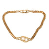 Dior Gold Plated CD Logo Chain Bracelet Secondhand