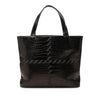 Saint Laurent Croc Embossed Leather Tote Secondhand
