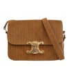 Celine Teen Striped Suede Triomphe Crossbody Secondhand