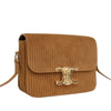 Celine Teen Striped Suede Triomphe Crossbody Secondhand