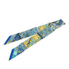 Hermès Au Pays des Oiseaux Fleurs Silk Twilly Scarf Secondhand