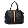 Gucci Mini Leather Web Dome Satchel Secondhand