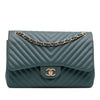 Chanel Jumbo Classic Chevron Lambskin Double Flap Secondhand