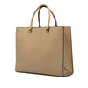 Prada Large Saffiano Lux Embossed Logo Convertible Tote Secondhand
