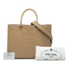 Prada Large Saffiano Lux Embossed Logo Convertible Tote Secondhand