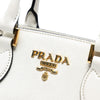 Prada Soft Calf Trimmed Saffiano Lux Open Convertible Tote Secondhand