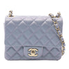 Chanel Mini Square Classic Iridescent Lambskin Single Flap Secondhand