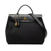 Hermès Military Toile and Vache Hunter Herbag Zip 31 Secondhand