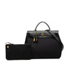Hermès Military Toile and Vache Hunter Herbag Zip 31 Secondhand