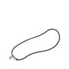 Hermès Palladium Plated Vive L Idee Heart Padlock Choker Necklace Secondhand