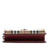 Burberry Small Leather and House Check Canvas Derby Macken Crossbody Secondhand