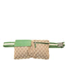 Gucci GG Canvas Web Double Pocket Belt Bag Secondhand