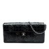 Chanel Laser Cut Camellia Patent East West Flap Secondhand