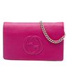 Secondhand Gucci Pebbled Calfskin Soho Wallet On Chain