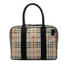 Burberry Haymarket Check Coated Canvas Business Bag Secondhand