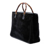 Gucci Suede Bamboo Satchel Secondhand
