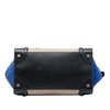 Celine Mini Tricolor Calfskin and Suede Luggage Tote Secondhand